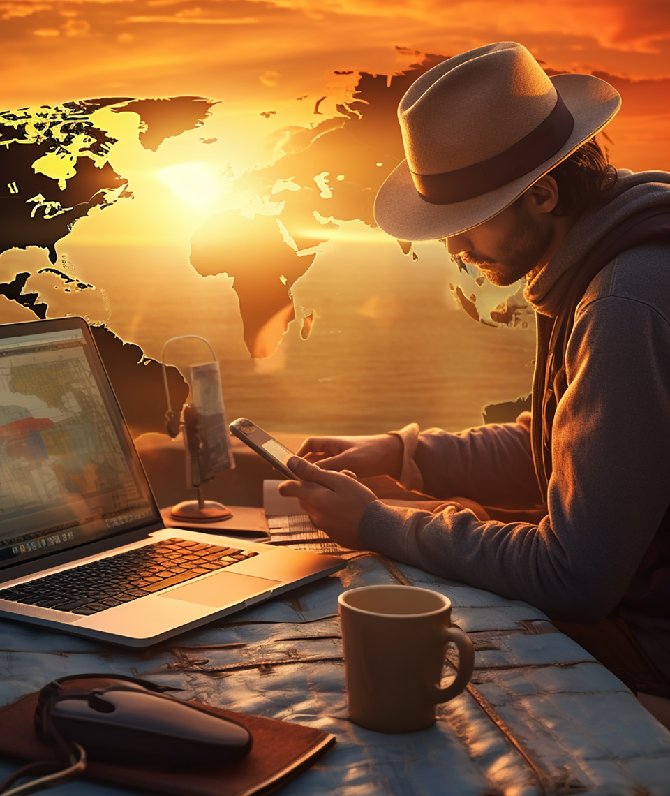 working employee image